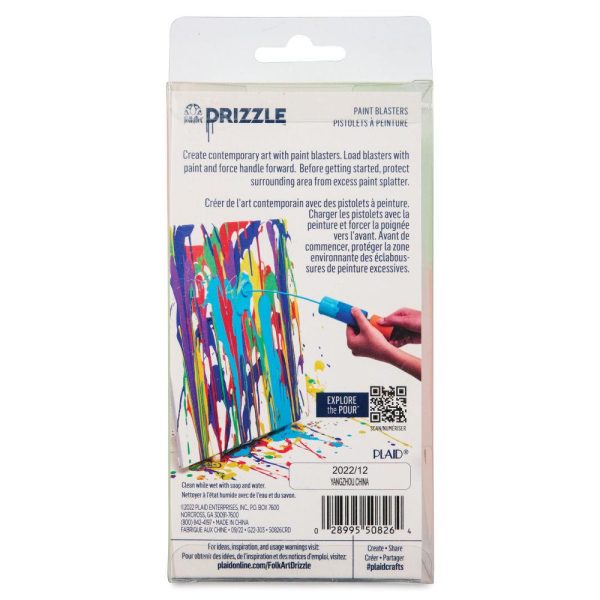 Paint Containers and Storage |   FolkArt Drizzle Paint Blaster Tools Set Art Storage & Organization Paint Containers & Storage