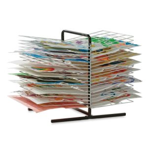 Paper Racks and Dispensers |   DoubleSided Tabletop Rack Art Storage & Organization Paper Drying Racks & Storage