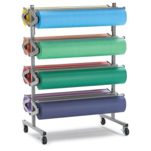 Paper Racks and Dispensers |   Portable RolaRack Paper Roll Cutters Art Storage & Organization Paper Racks & Dispensers