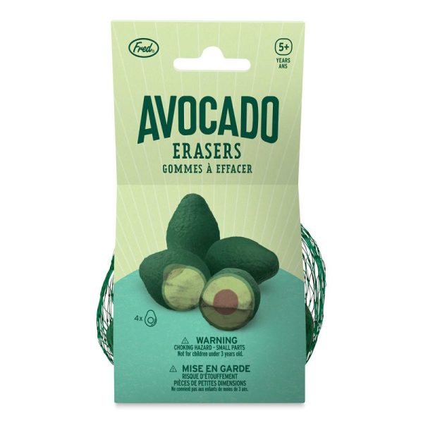 Pencil and Graphite Erasers |   Avocado Erasers Office Supplies Pencil & Graphite Erasers