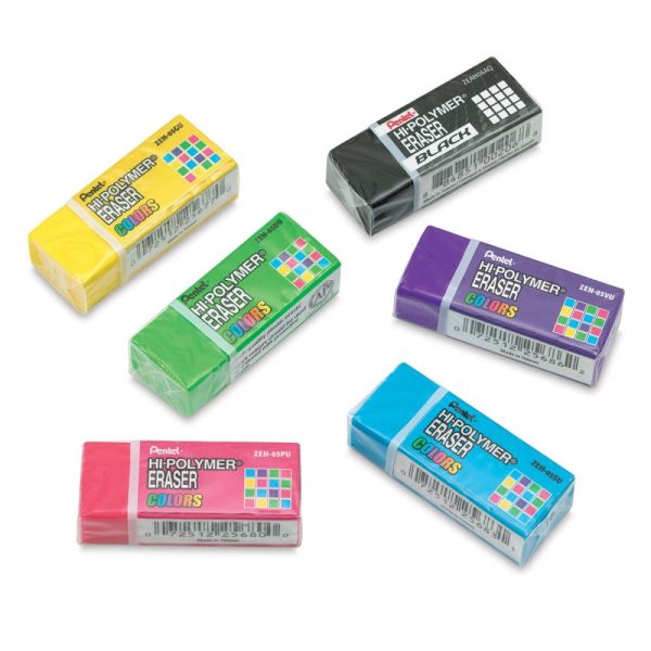 Pencil and Graphite Erasers |   HiPolymer Erasers Office Supplies Pencil & Graphite Erasers