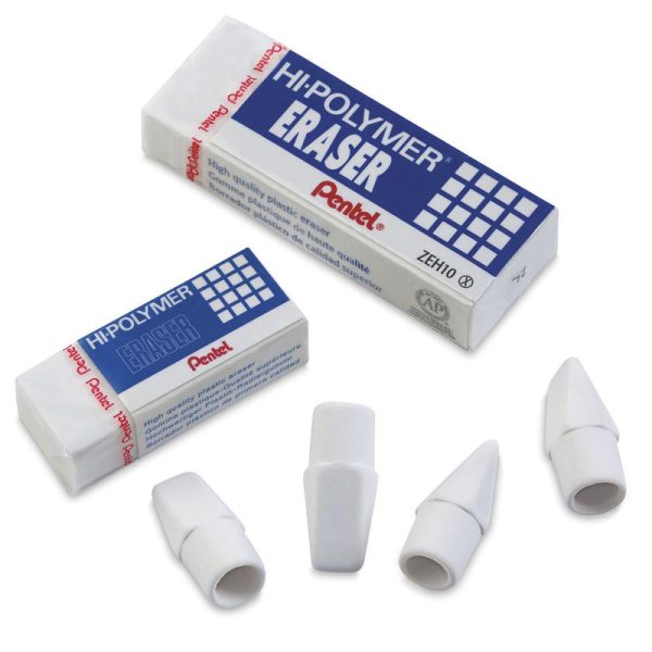 Pencil and Graphite Erasers |   HiPolymer Erasers Office Supplies Pencil & Graphite Erasers