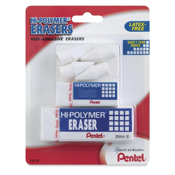 Pencil and Graphite Erasers |   HiPolymer Erasers Office Supplies Pencil & Graphite Erasers