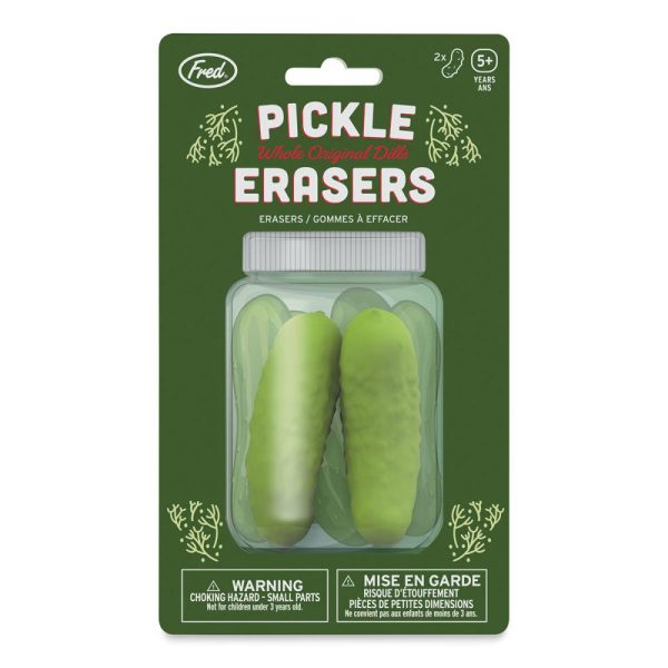 Pencil and Graphite Erasers |   Pickle Erasers Office Supplies Pencil & Graphite Erasers