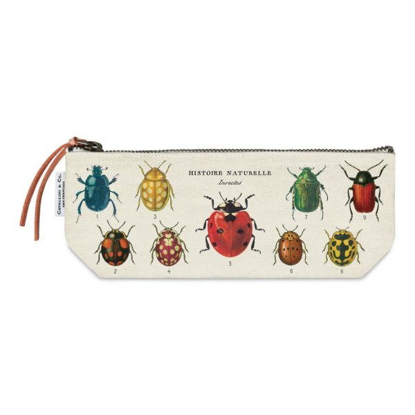 Pencil Cases and Pouches |   Vintage Insects Mini Cotton Pouch Pencil Cases & Pouches Pencil Cases & Pouches