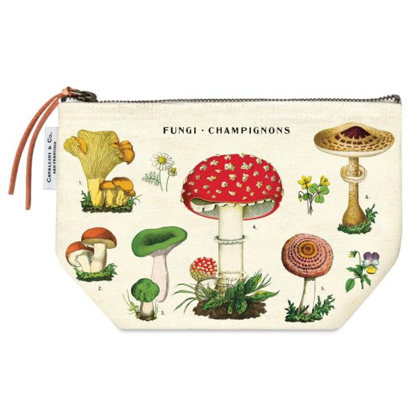 Pencil Cases and Pouches |   Vintage Mushrooms Cotton Pouch Pencil Cases & Pouches Pencil Cases & Pouches