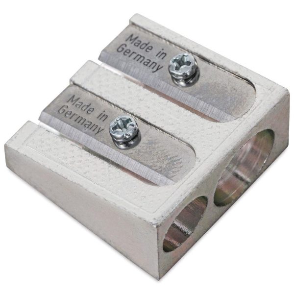 Pencil Sharpeners |   Twin Hole Metal Sharpener Office Supplies Pencil Sharpeners