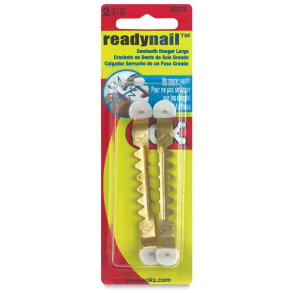 Picture Hanging Hardware |   ReadyNail Sawtooth Hangers Hardware Picture Hanging Hardware