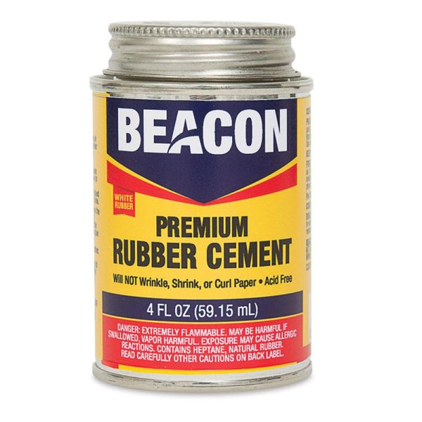 Plastic and Rubber Cement |   Artist Quality Rubber Cement Glue Plastic & Rubber Cement