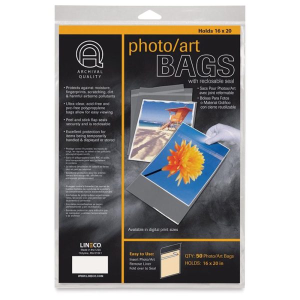 Plastic Sleeves and Print Protectors |   Photo Art Bags Archival Supplies Plastic Sleeves & Print Protectors