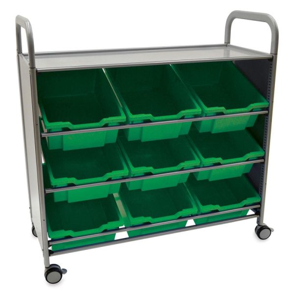 Rolling and Utility Carts |   Callero Plus Tilted Tray Cart Rolling & Utility Carts Rolling & Utility Carts