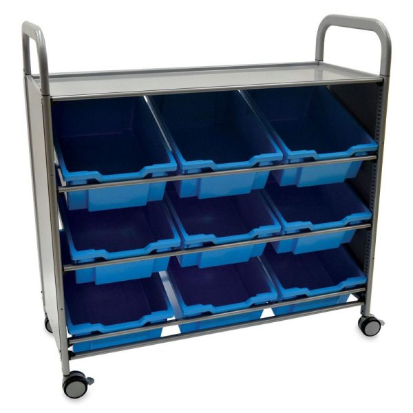 Rolling and Utility Carts |   Callero Plus Tilted Tray Cart Rolling & Utility Carts Rolling & Utility Carts