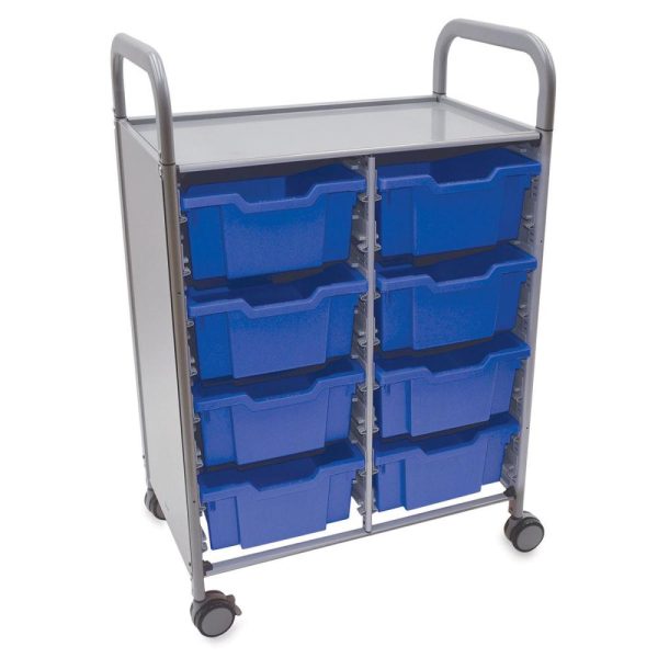 Rolling and Utility Carts |   Callero Storage Cart with 8 Deep Trays Rolling & Utility Carts Rolling & Utility Carts