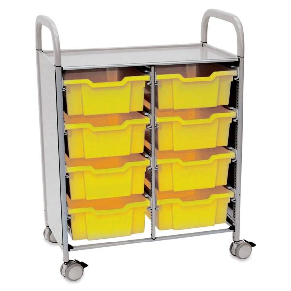 Rolling and Utility Carts |   Callero Storage Cart with 8 Deep Trays Rolling & Utility Carts Rolling & Utility Carts