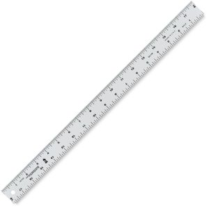 Rulers |   Aluminum Straightedge Office Supplies Rulers