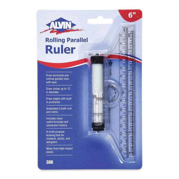 Rulers |   Rolling Parallel Ruler Office Supplies Rulers