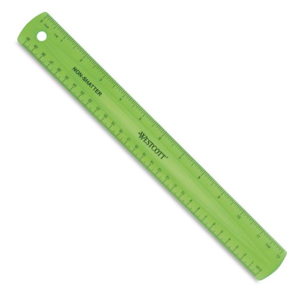 Rulers |   Shatter Resistant Ruler Office Supplies Rulers