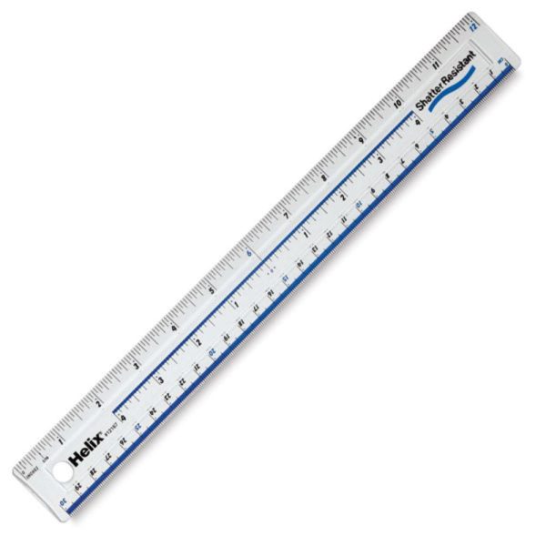 Rulers |   Shatterproof Plastic Ruler Office Supplies Rulers