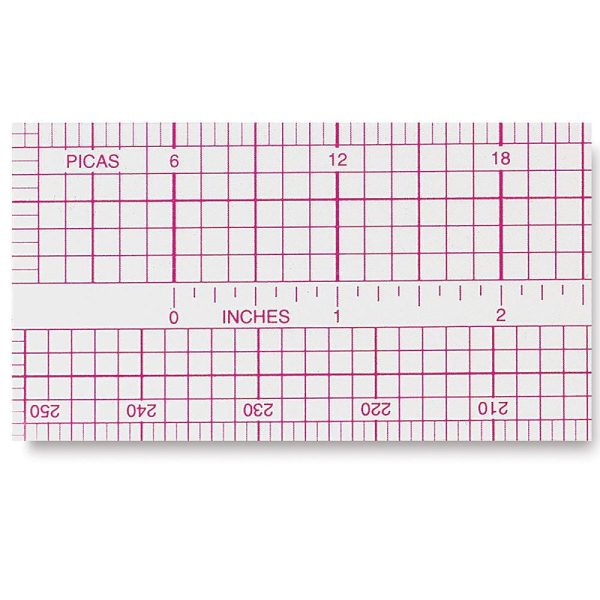 Rulers |   Transparent Pica Rule Office Supplies Rulers