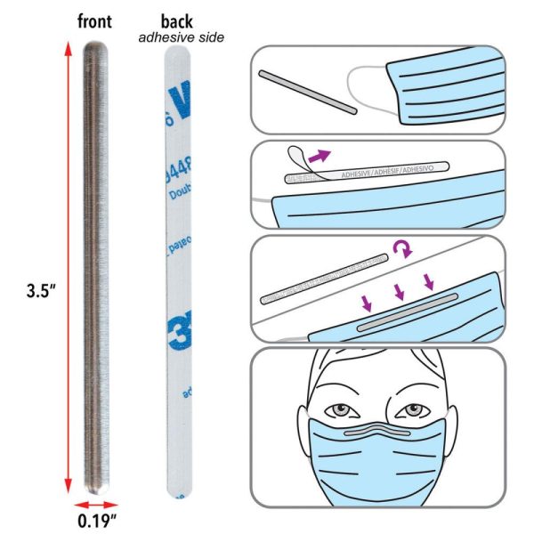 Safety Gear and First Aid |   Fablastic Aluminum Nose Strips Hardware Safety Gear & First Aid