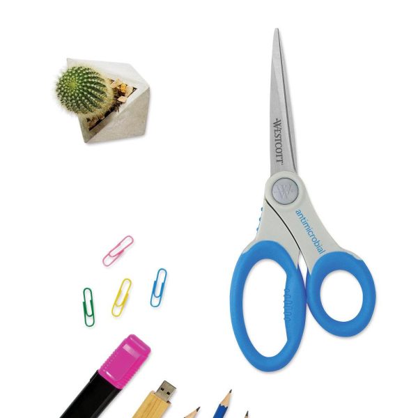 Scissors and Shears |   AntiMicrobial Soft Handle Scissors Office Supplies Scissors & Shears