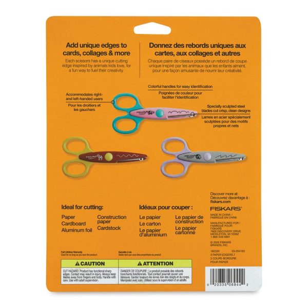 Scissors and Shears |   Kidzors Paper Edgers Office Supplies Scissors & Shears