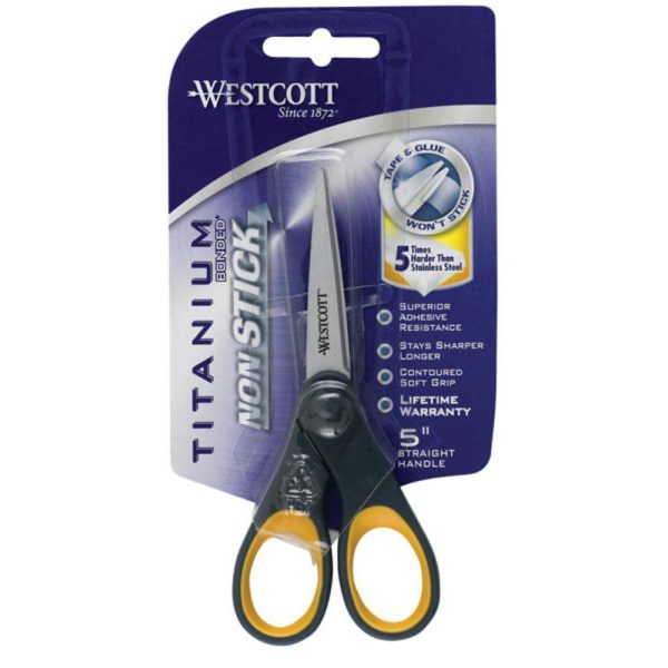 Scissors and Shears |   NonStick Titanium Bonded Scissors Office Supplies Scissors & Shears