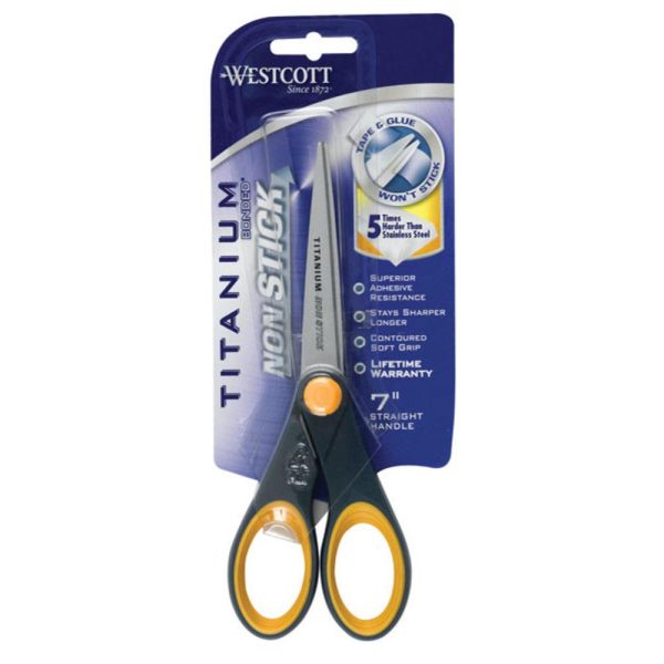 Scissors and Shears |   NonStick Titanium Bonded Scissors Office Supplies Scissors & Shears