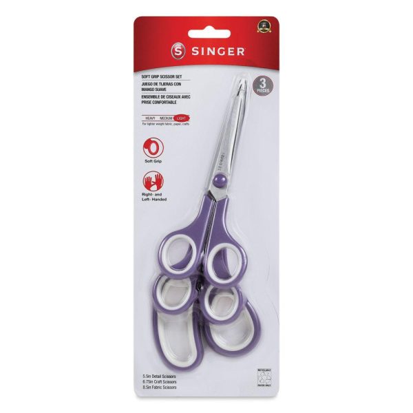 Scissors and Shears |   Soft Grip Scissor Set Office Supplies Scissors & Shears