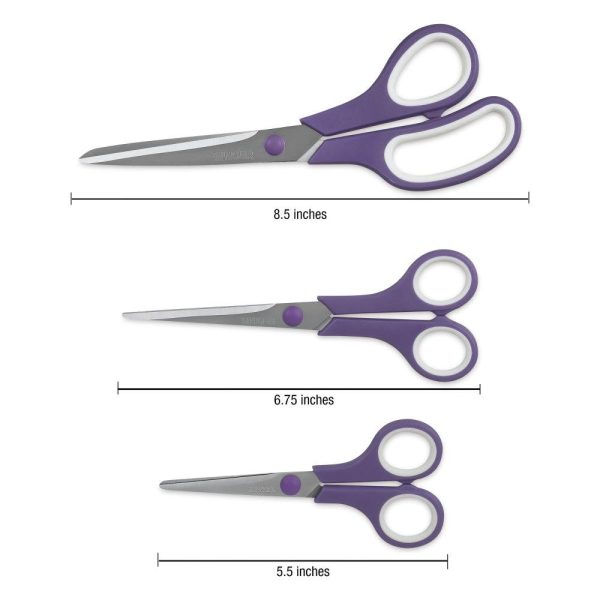 Scissors and Shears |   Soft Grip Scissor Set Office Supplies Scissors & Shears