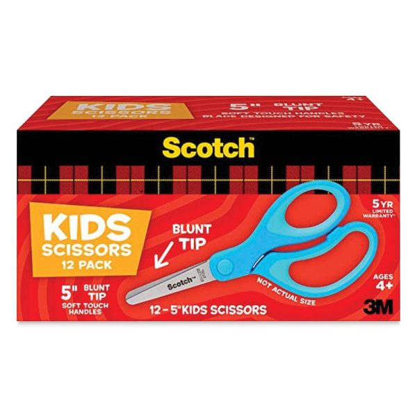 Scissors and Shears |   Soft Touch Blunt Kids Scissors and Set Office Supplies Scissors & Shears