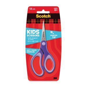 Scissors and Shears |   Soft Touch Pointed Kids Scissors Office Supplies Scissors & Shears