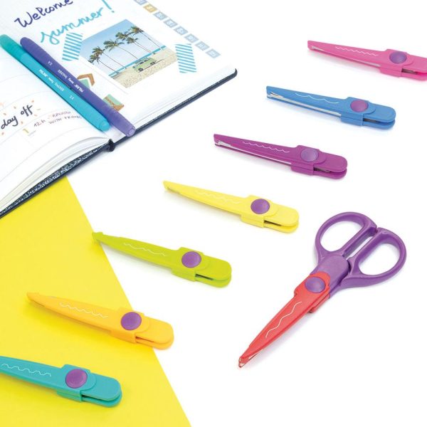 Scissors and Shears |   ZigZag Scissors with 8 Interchangeable Blades Office Supplies Scissors & Shears