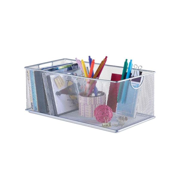 Storage Bins and Trays |   MeshWorks Stacking Bins Art Storage & Organization Storage Bins & Trays