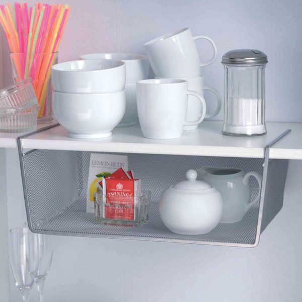 Storage Bins and Trays |   MeshWorks Undershelf Baskets Art Storage & Organization Storage Bins & Trays