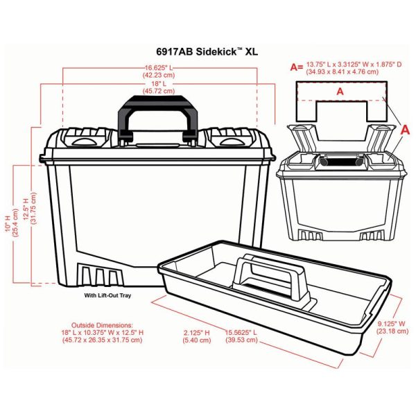 Storage Boxes and Containers |   Sidekick XL Storage Bin Storage Boxes & Containers Storage Boxes & Containers