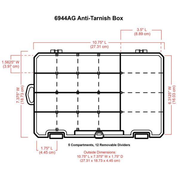 Storage Boxes and Containers |   Tarnish Inhibitor Boxes Storage Boxes & Containers Storage Boxes & Containers