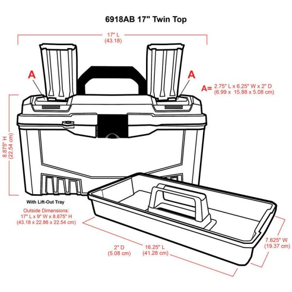 Storage Boxes and Containers |   Twin Top Storage Box Storage Boxes & Containers Storage Boxes & Containers