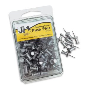 Thumb Tacks and Pushpins |   Stainless Steel Push Pins Office Supplies Thumb Tacks & Pushpins