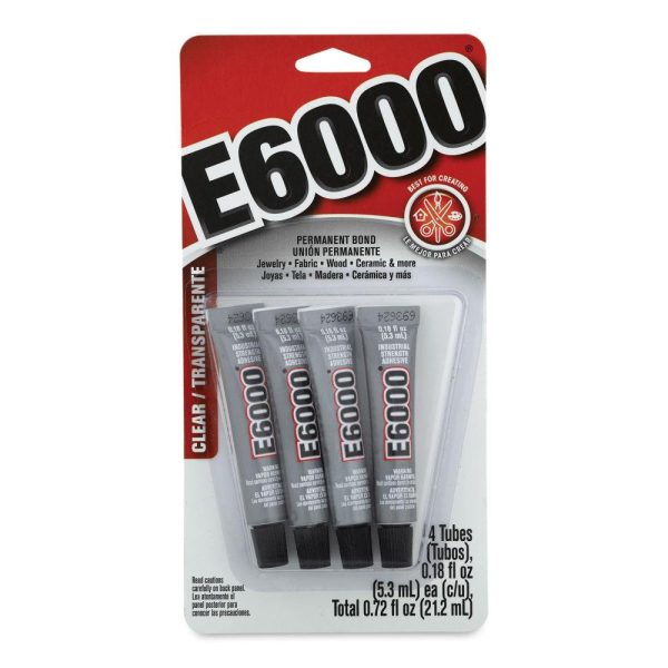 Heavy-Duty Glue and Multi-Surface Glue |   E6000 Industrial Strength Adhesive Glue Heavy-Duty Glue & Multi-Surface Glue