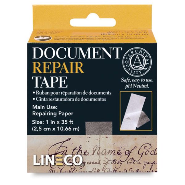 Archival Tape and Adhesives |   Document Repair Tape Archival Supplies Archival Tape & Adhesives