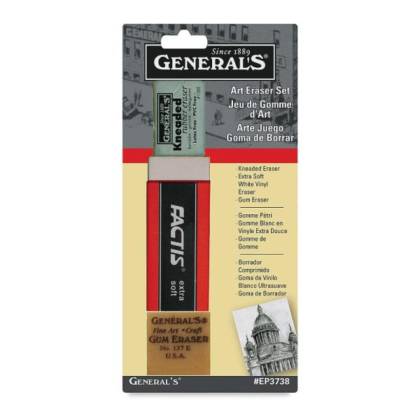 Pencil and Graphite Erasers |   Art Eraser Set Office Supplies Pencil & Graphite Erasers