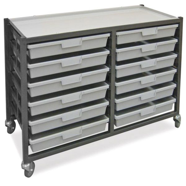 Rolling and Utility Carts |   Mobile Tote Tray Cart Rolling & Utility Carts Rolling & Utility Carts